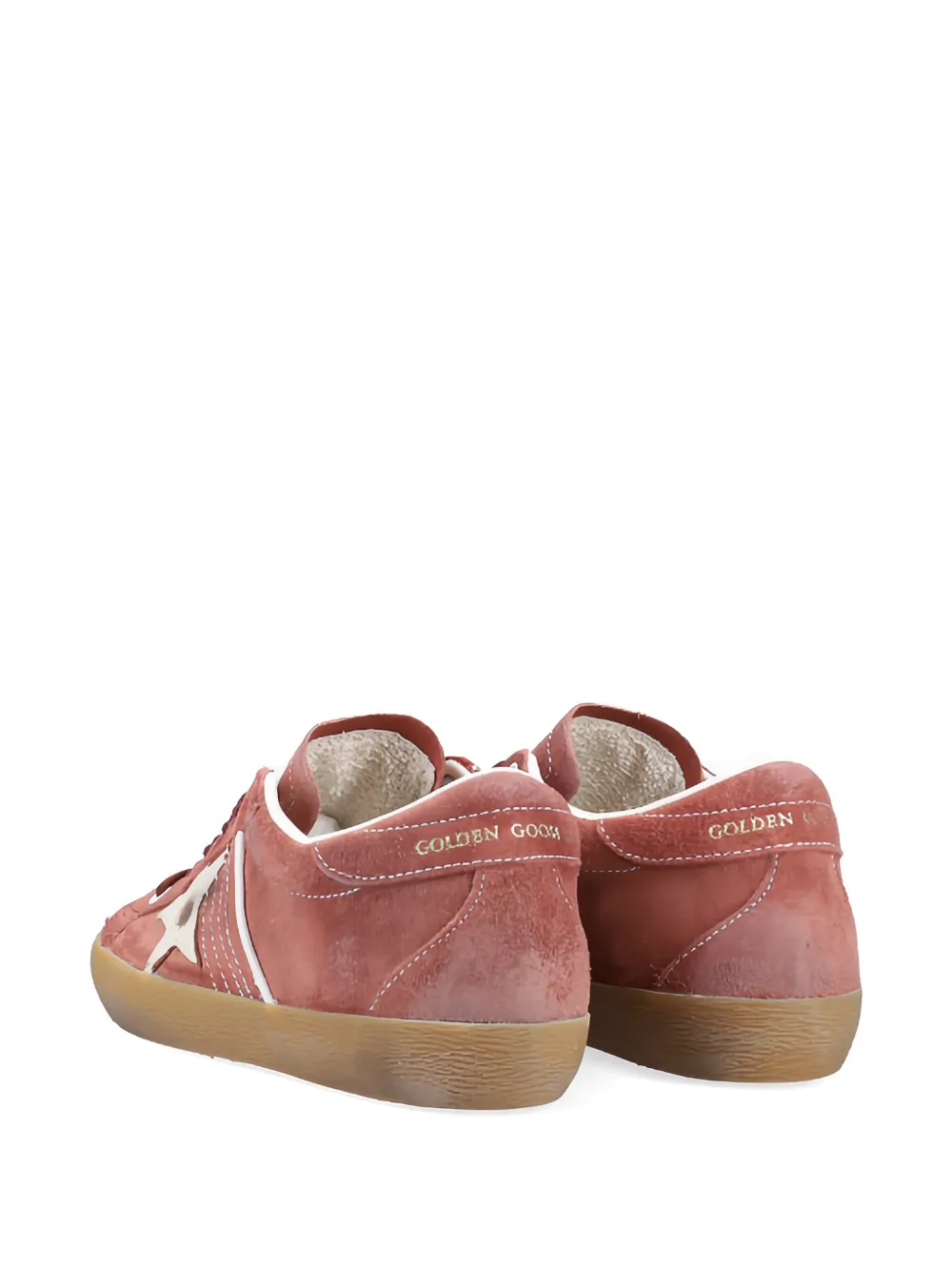 Golden Goose Super-Star suède sneakers Rood