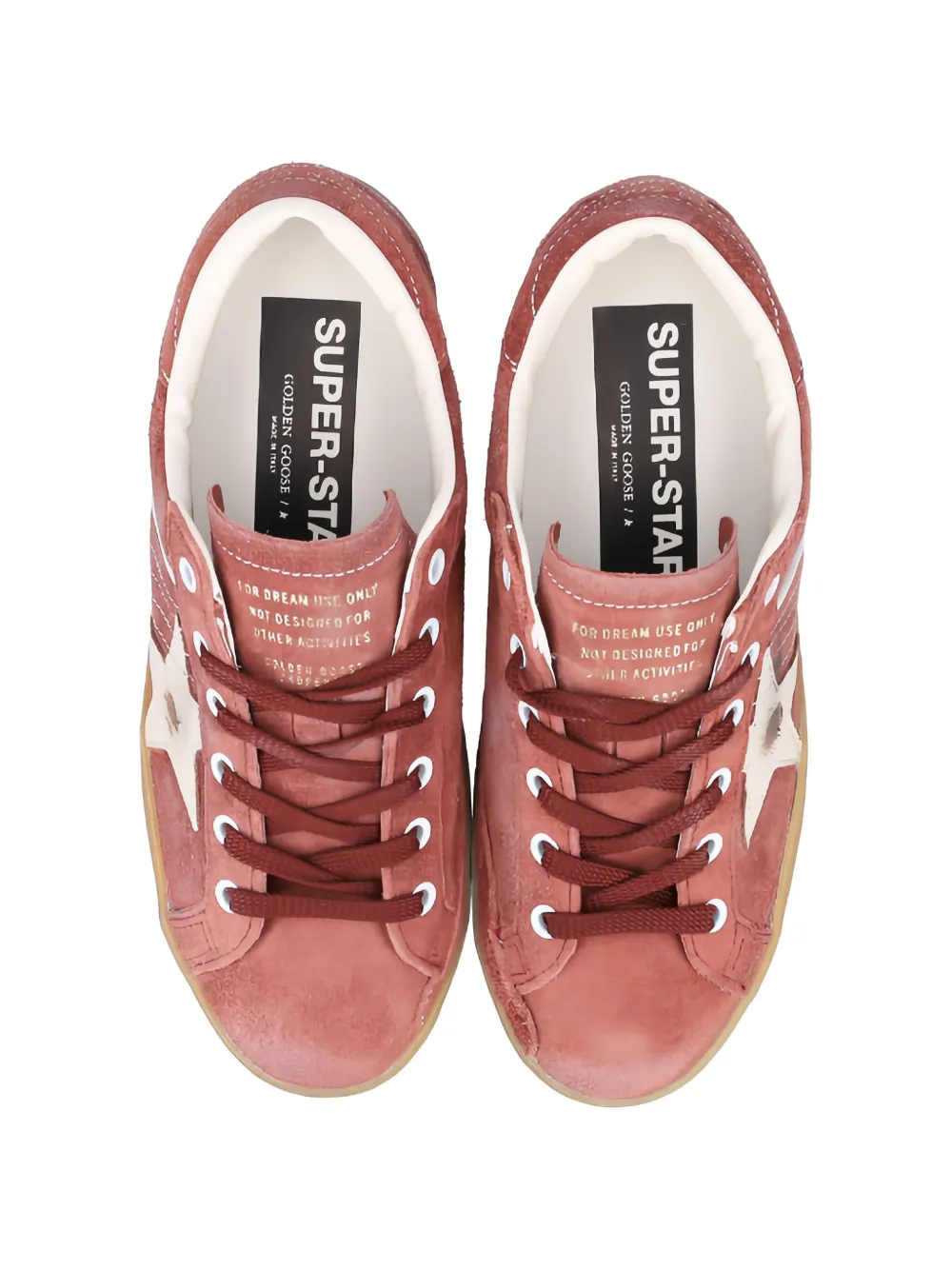 Golden Goose Super-Star suède sneakers Rood