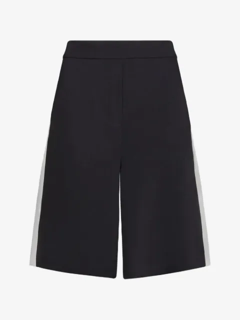 P.A.R.O.S.H. shorts de playa con rayas laterales