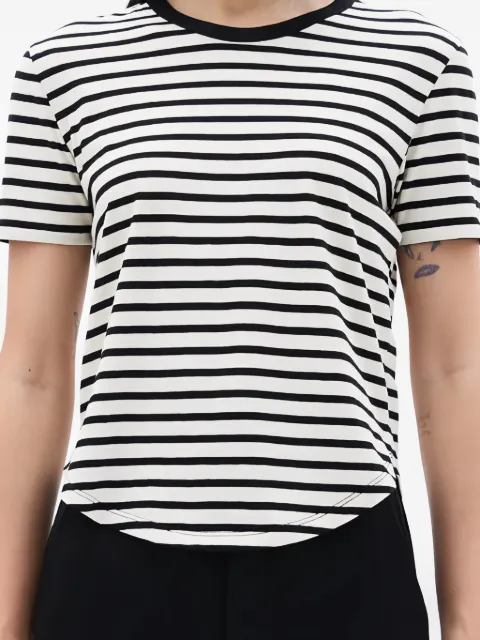 Ann Demeulemeester Floor Micro stripe-pattern T-shirt