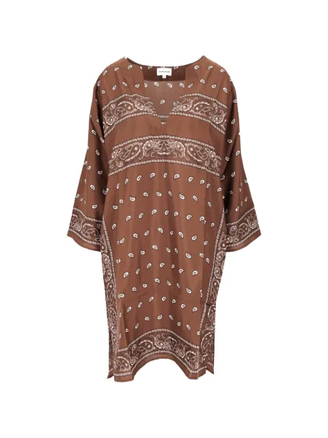P.A.R.O.S.H. paisley-print V-neck dress