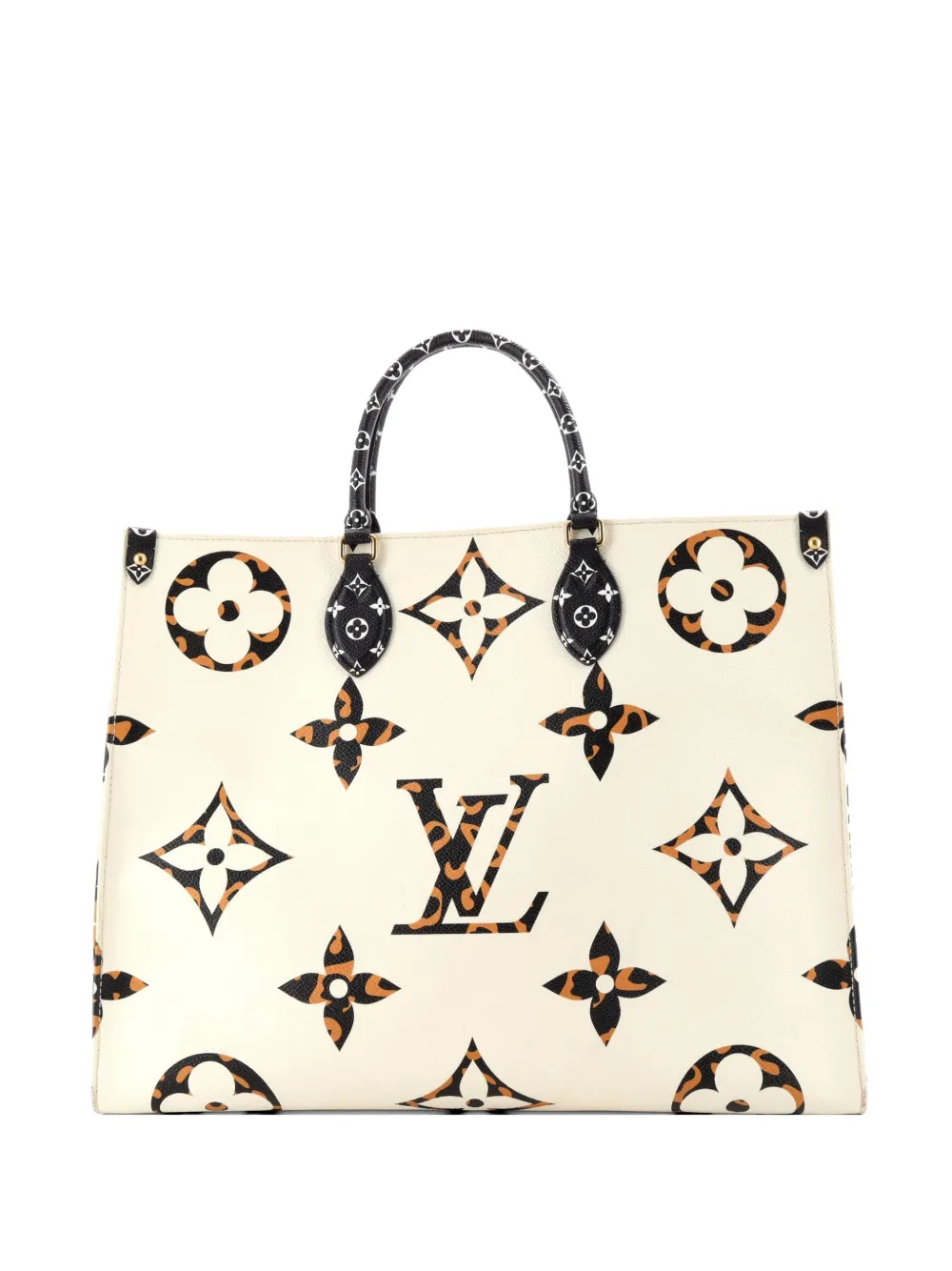 Louis Vuitton Pre-Owned OnTheGo Limited Edition Jungle Monogram Giant GM tote bag - Schwarz