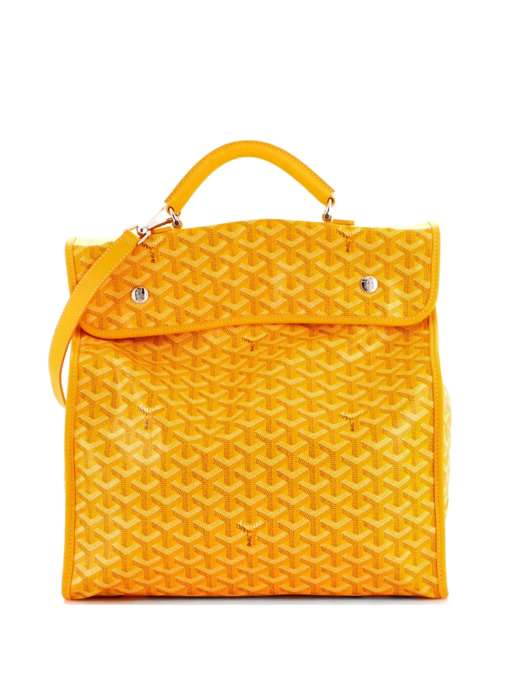Goyard Pre-Owned Saint Leger Briefcase Coated Canvas backpack - Giallo