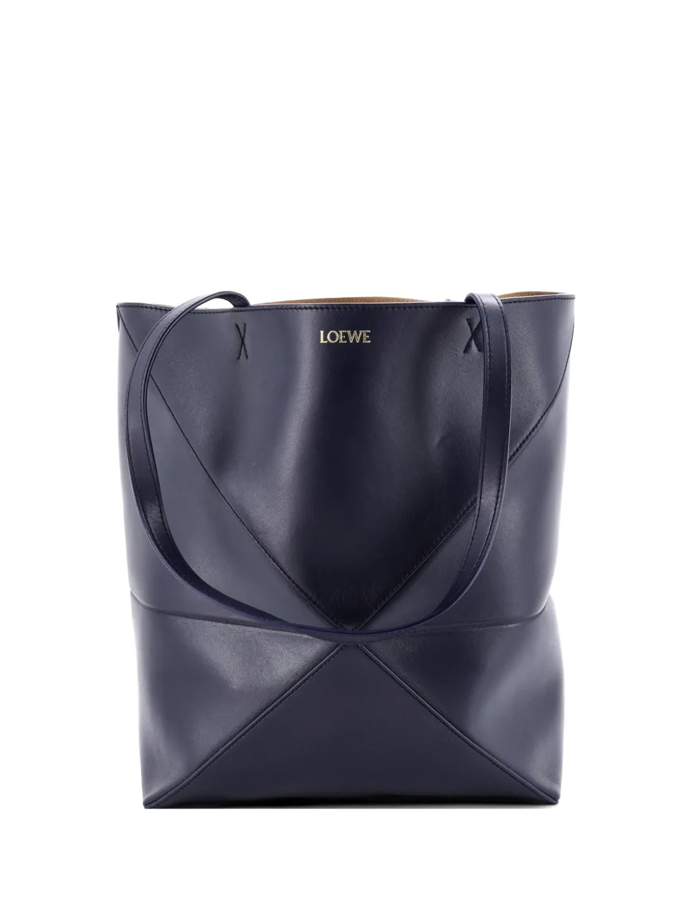 Loewe Pre-Owned Puzzle Fold Leather Medium tote bag - Blu