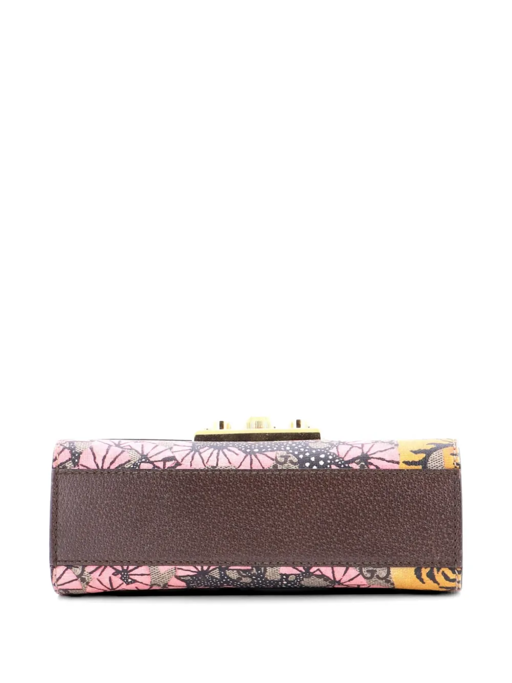 Padlock Bengal Print Gg Coated Canvas Small Shoulder Bag