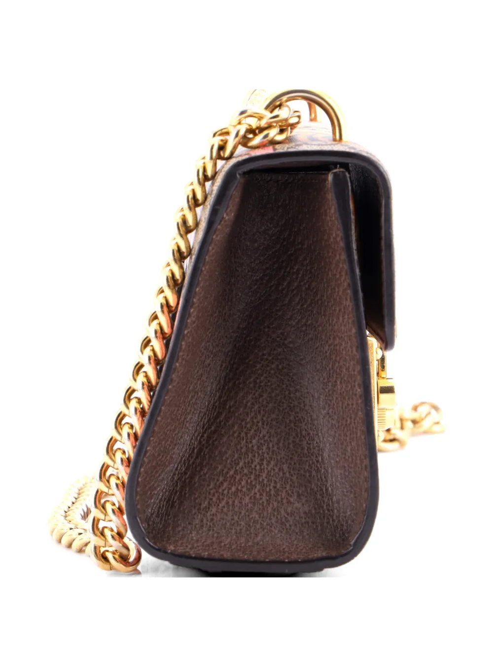 Padlock Bengal Print Gg Coated Canvas Small Shoulder Bag