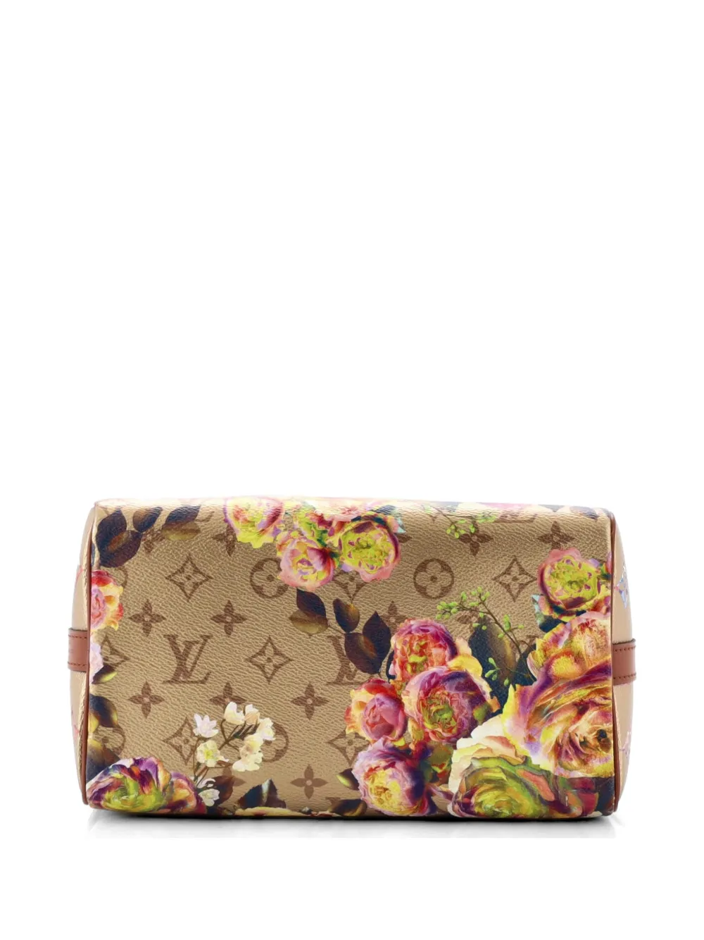 Speedy Bandouliere Bag Limited Edition Flowers Monogram Canvas 25 Satchel