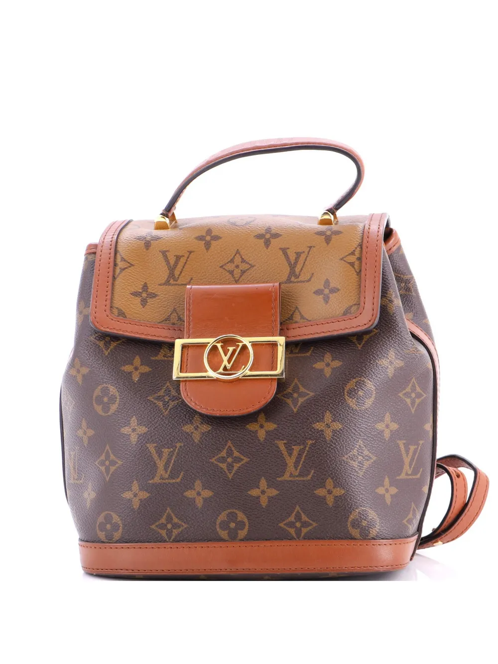 Louis Vuitton Pre-Owned Dauphine Reverse Monogram Canvas PM backpack - Marrone