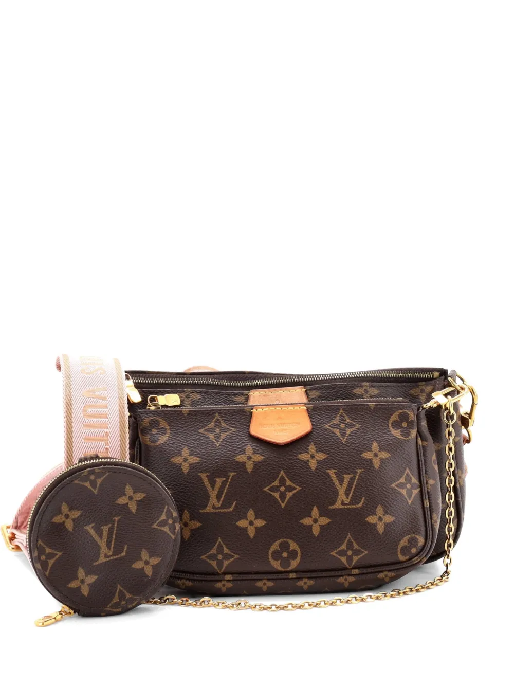 Louis Vuitton Pre-Owned Multi Pochette Accessoires Monogram Canvas crossbody bag - Marrone