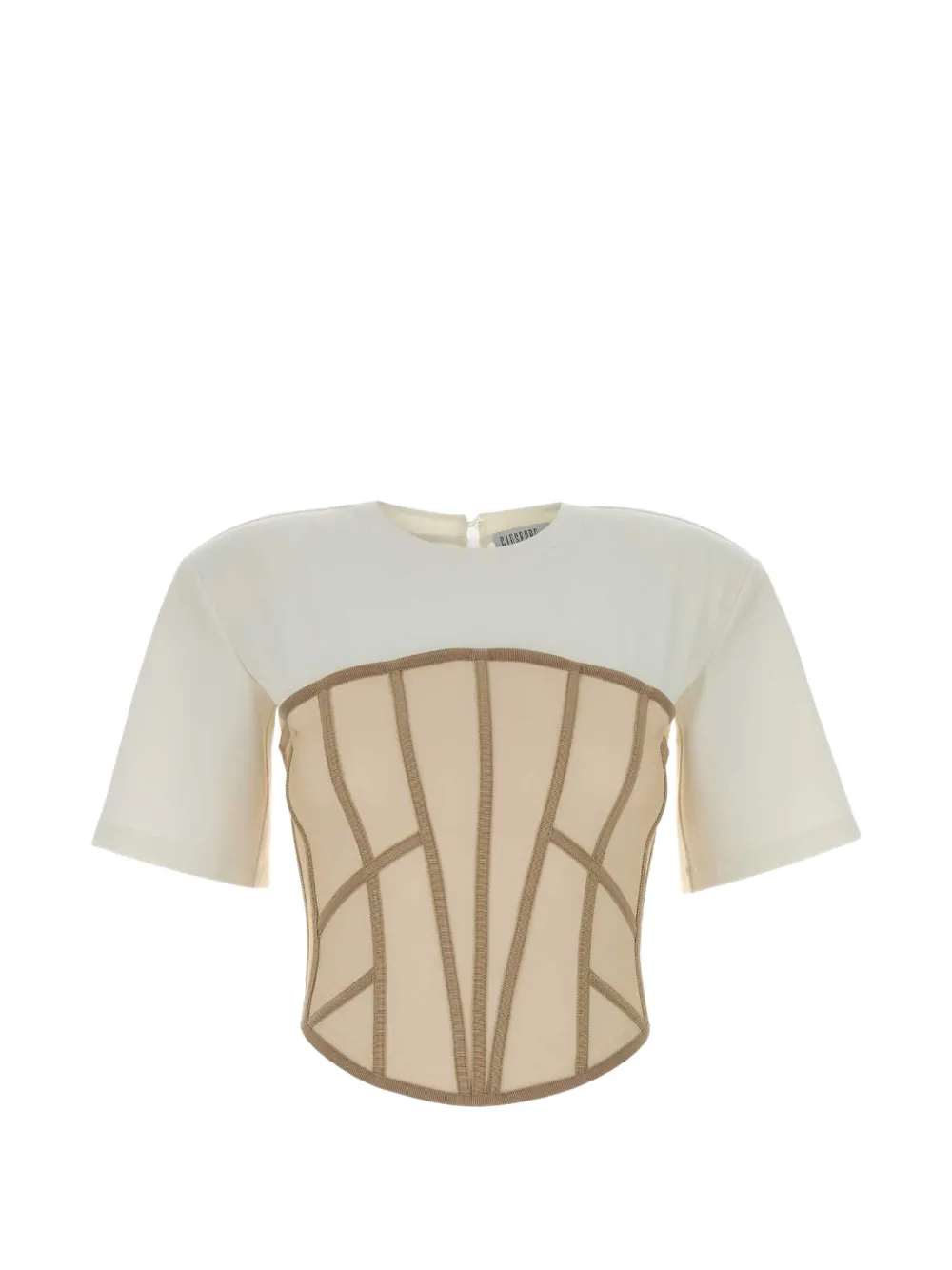 Giuseppe Di Morabito bustier T-shirt - Bianco