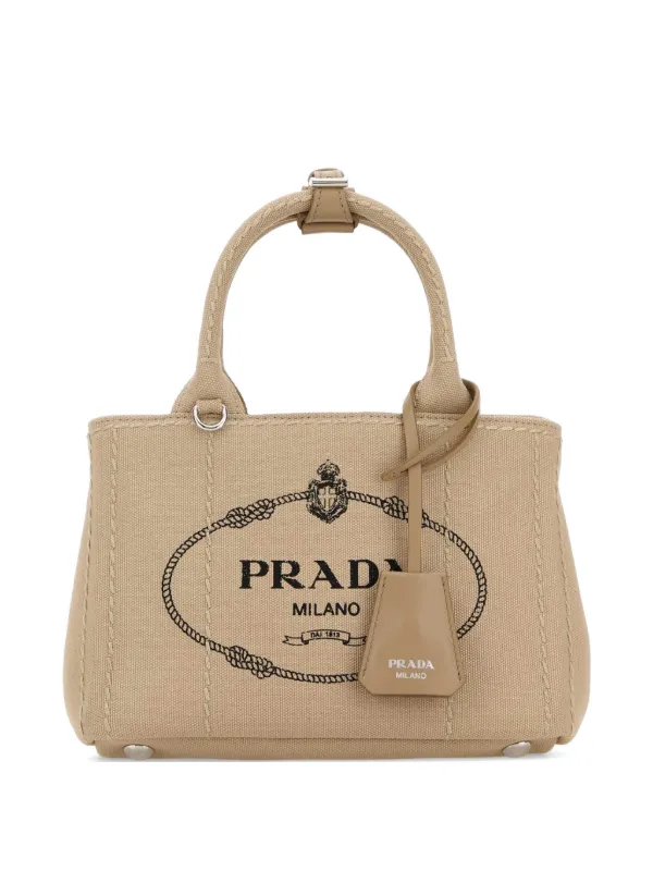 Prada Jardinière Tote Bag in Neutrals