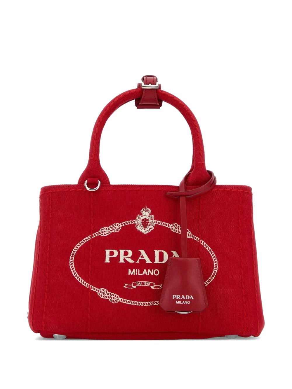Prada Jardinière tote bag - Rosso