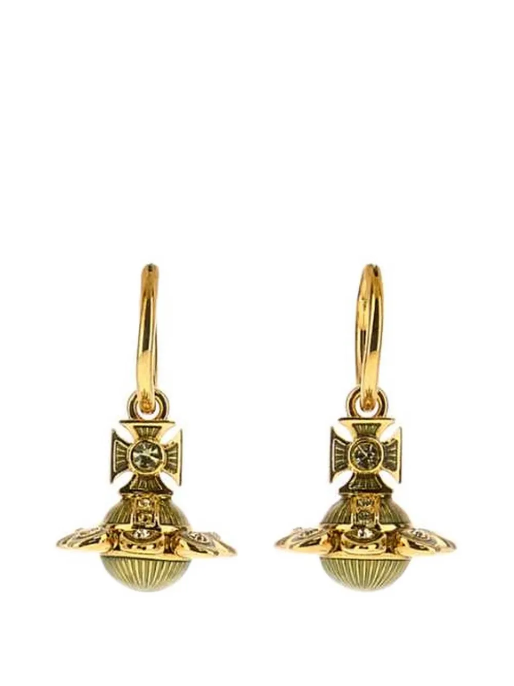 Vivienne Westwood Capucine hoop earrings - Oro