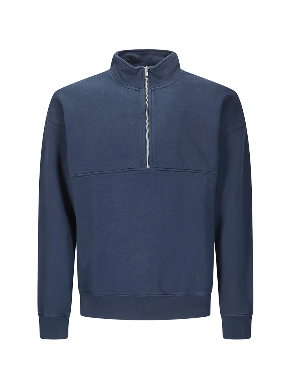 colorful standard half-zip sweatshirt - Blau