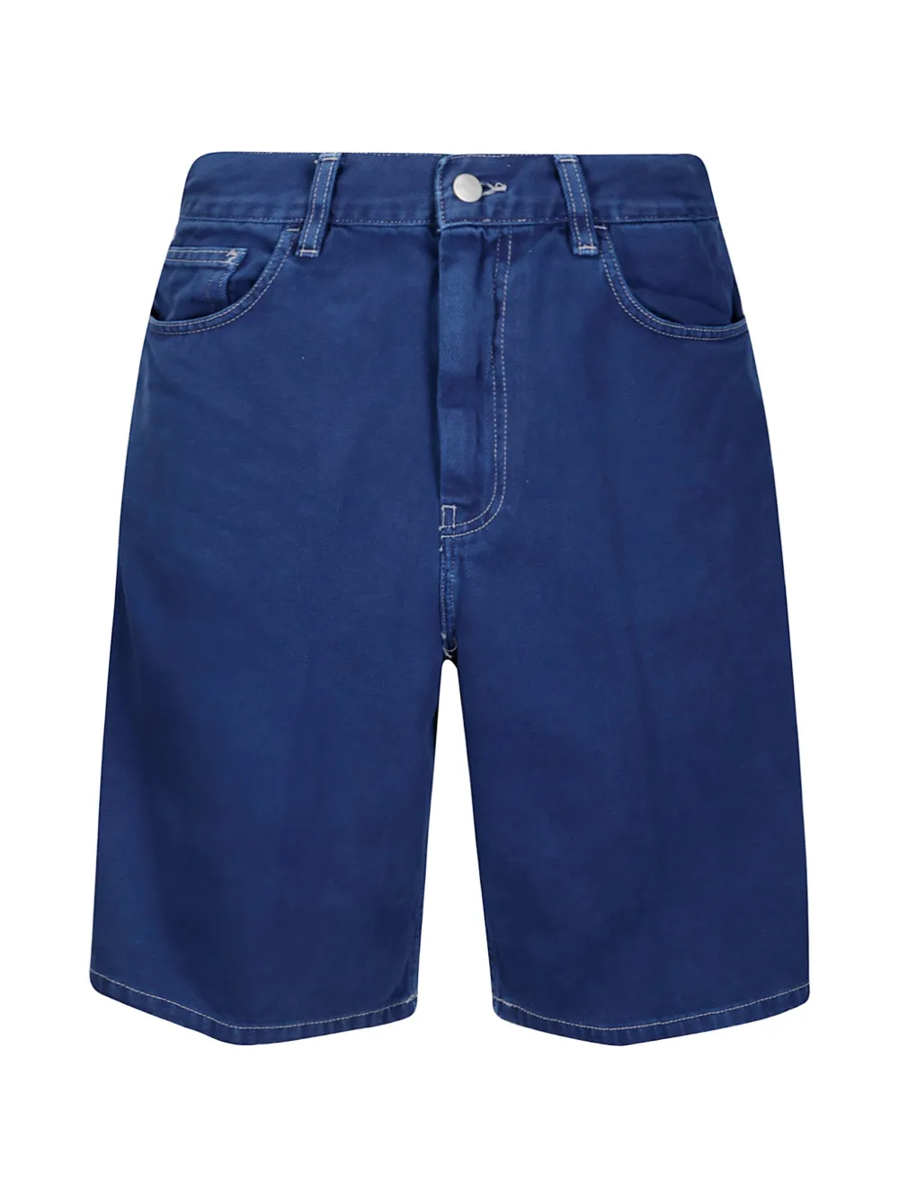 Carhartt WIP Brandon zip button cotton twill shorts - Blu
