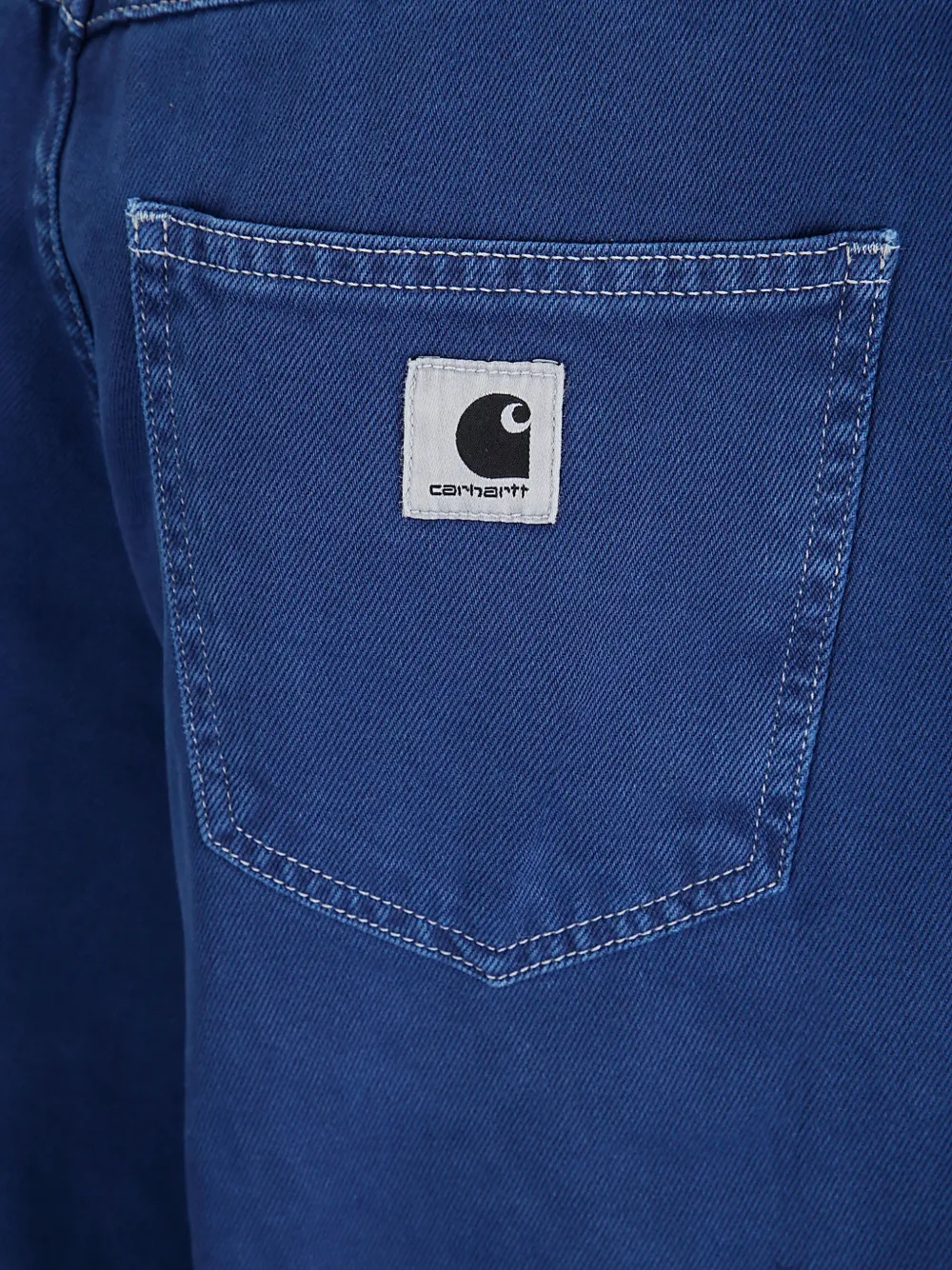 Carhartt WIP Brandon katoenen twill shorts met rits Blauw