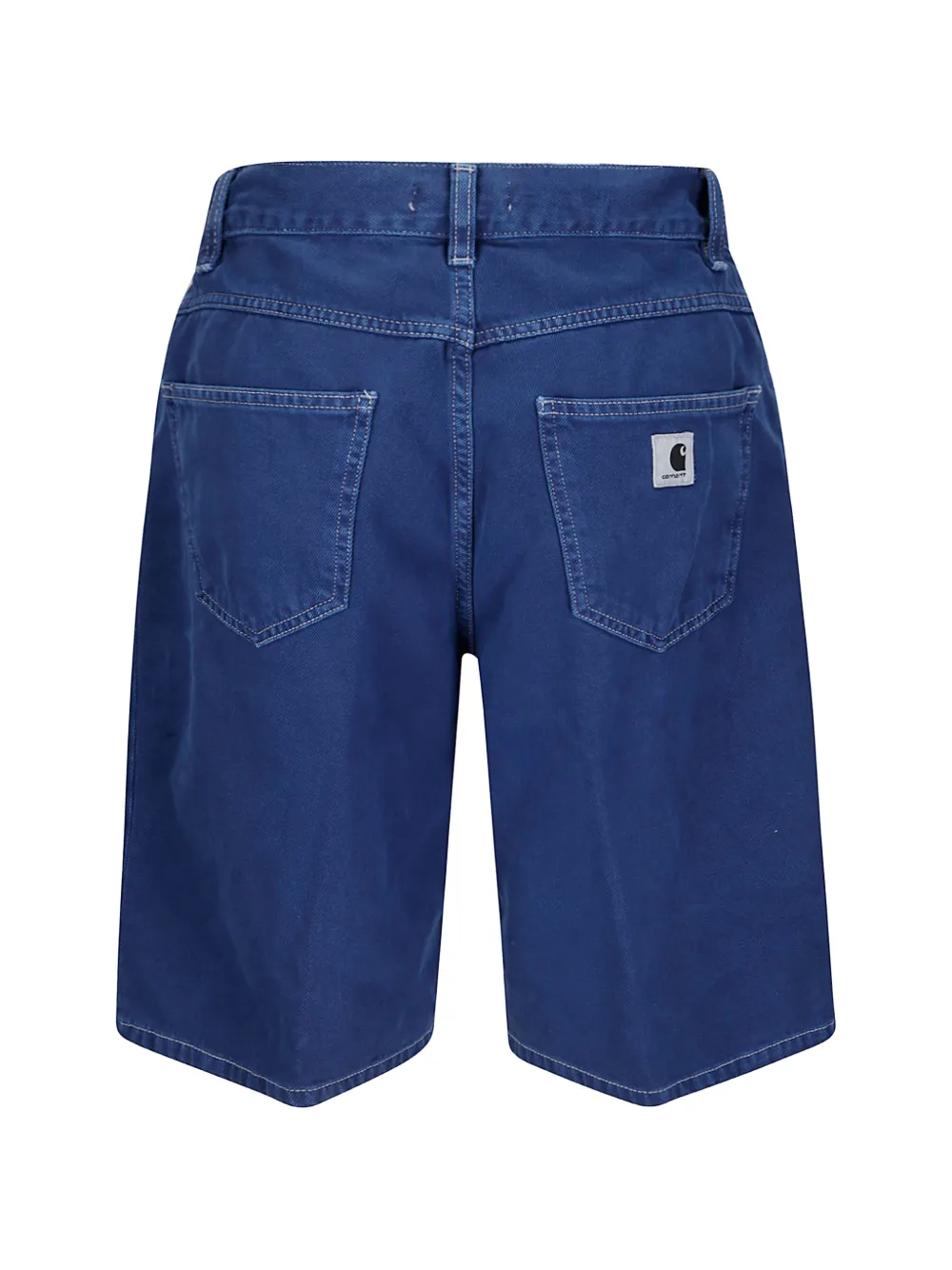 Carhartt WIP Brandon katoenen twill shorts met rits Blauw