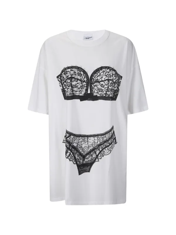 Vaquera トロンプルイユ　Tシャツ Vaquera トロンプルイユ Tシャツ | ホワイト | FARFETCH JP