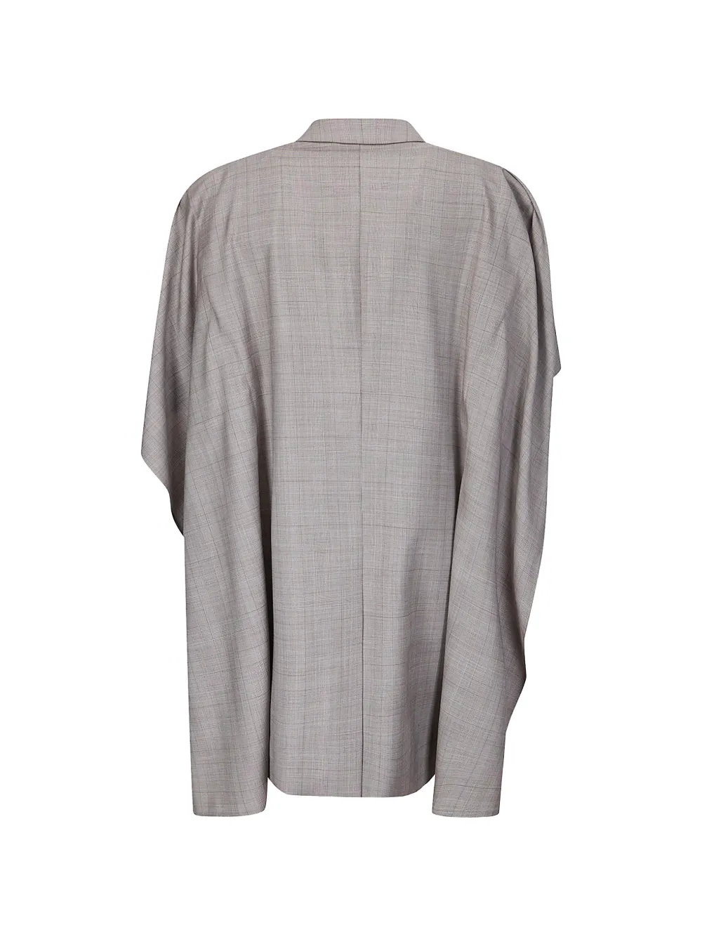  Hed Mayner Scarf Double-breasted Jacket - Grey 