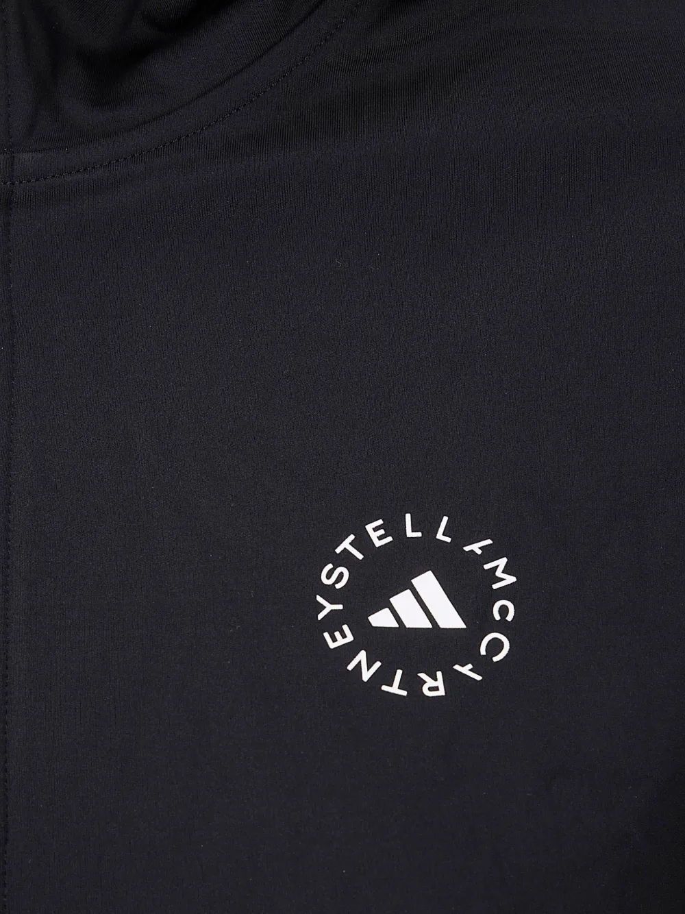 adidas by Stella McCartney x Stella McCartney T-shirt met capuchon Zwart