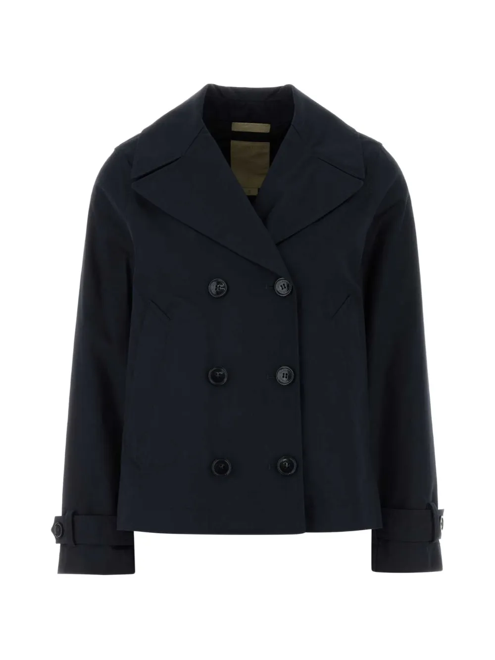 Woolrich double-breasted trench coat - Blu