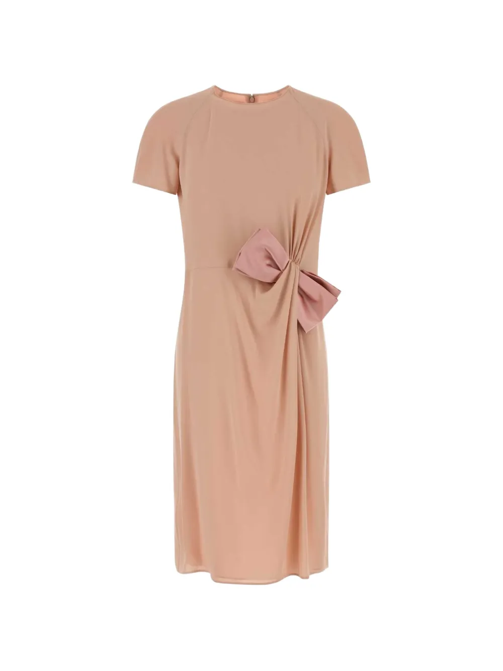 Valentino Garavani bow-detail midi dress - Rosa