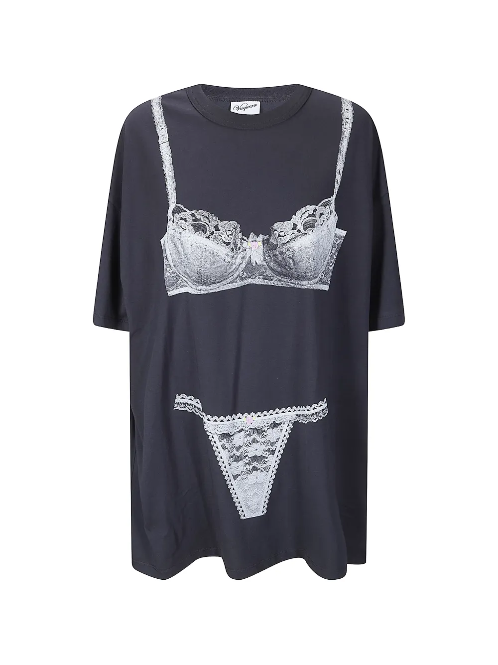 Vaquera trompe l'oeil T-shirt - Nero