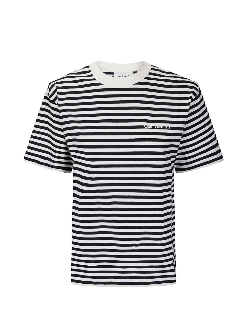 Carhartt WIP Camicia Ezra a righe con ricamo - Nero