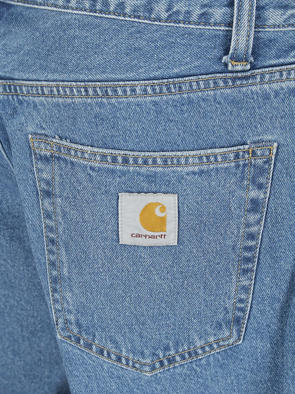 Carhartt WIP Landon shorts met logopatch Blauw