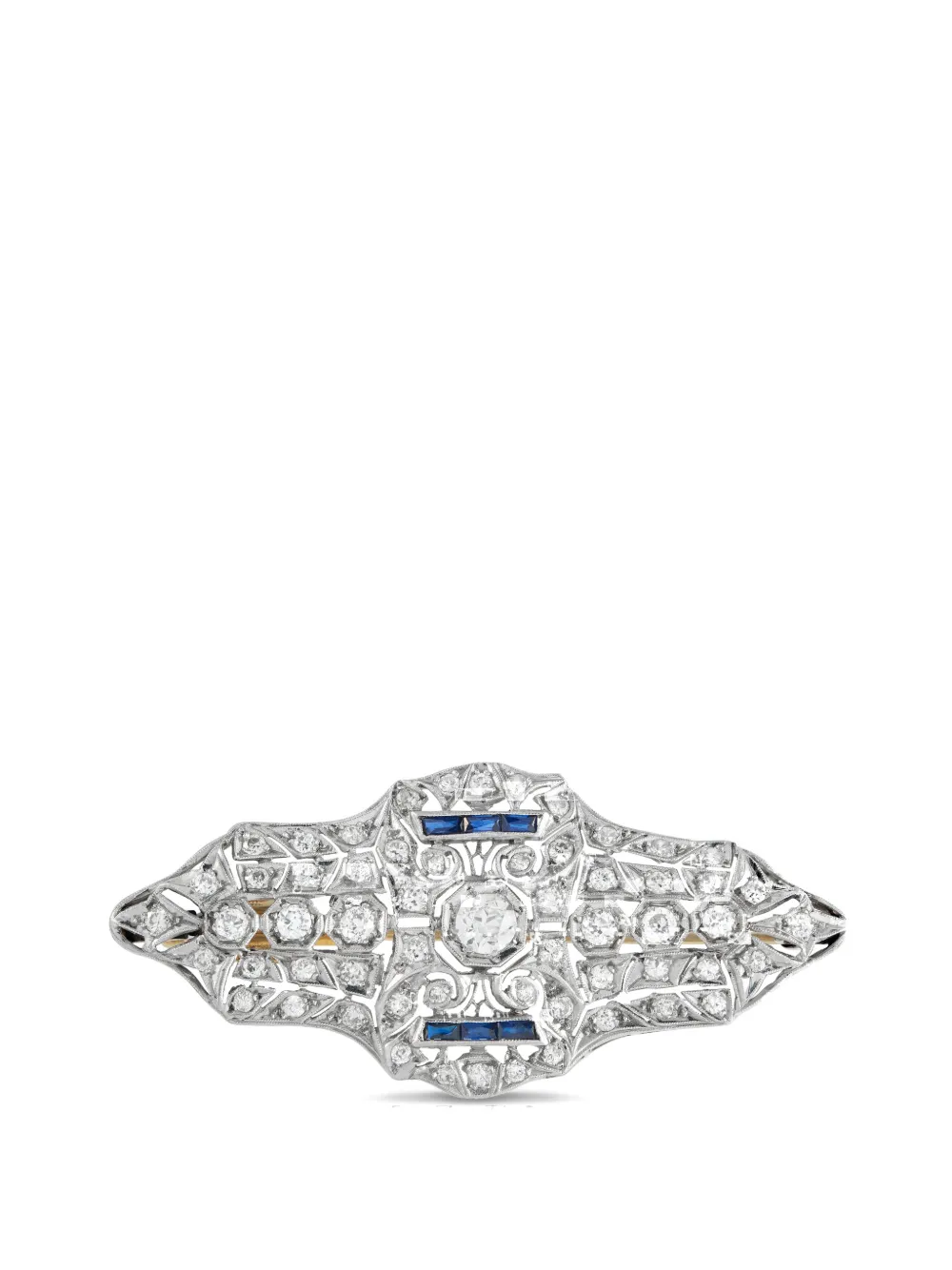 LB Exclusive diamond and sapphire brooch - Argento