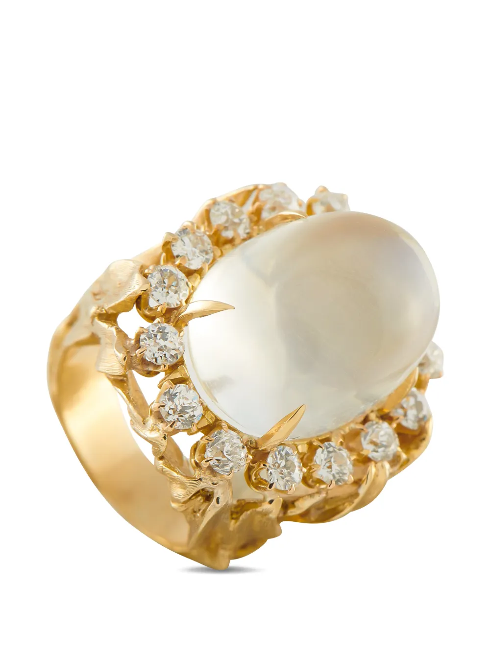LB Exclusive moonstone diamond ring - Oro