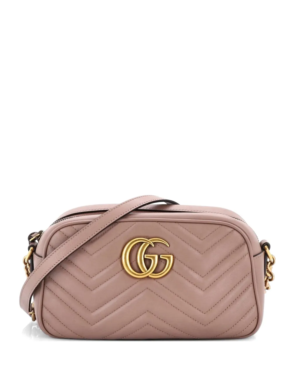 Gucci Pre-Owned GG Marmont Shoulder Bag Matelasse Leather Small crossbody bag - Toni neutri