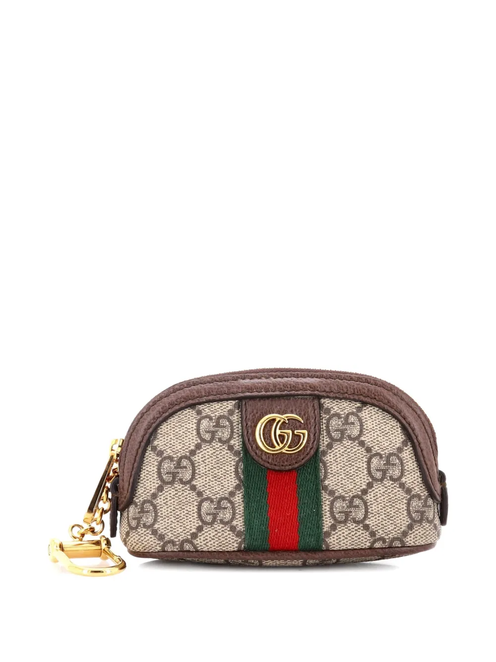 Gucci Pre-Owned Ophidia Key GG Coated Canvas pouch - Marrone