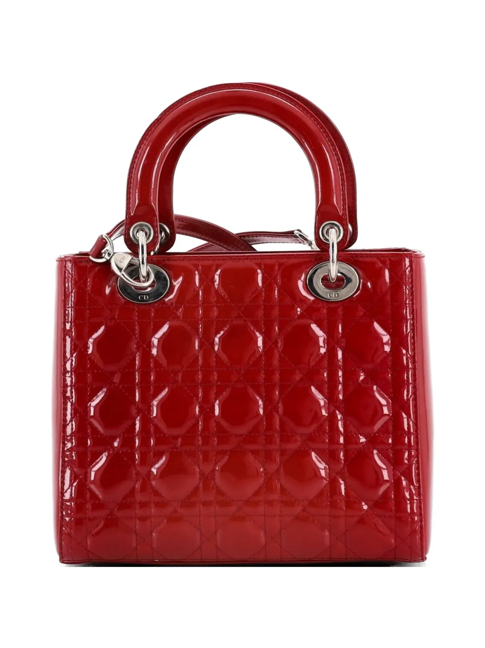 極美品✨️ Dior レディディオール カナージュ キルティング ラウンド 
