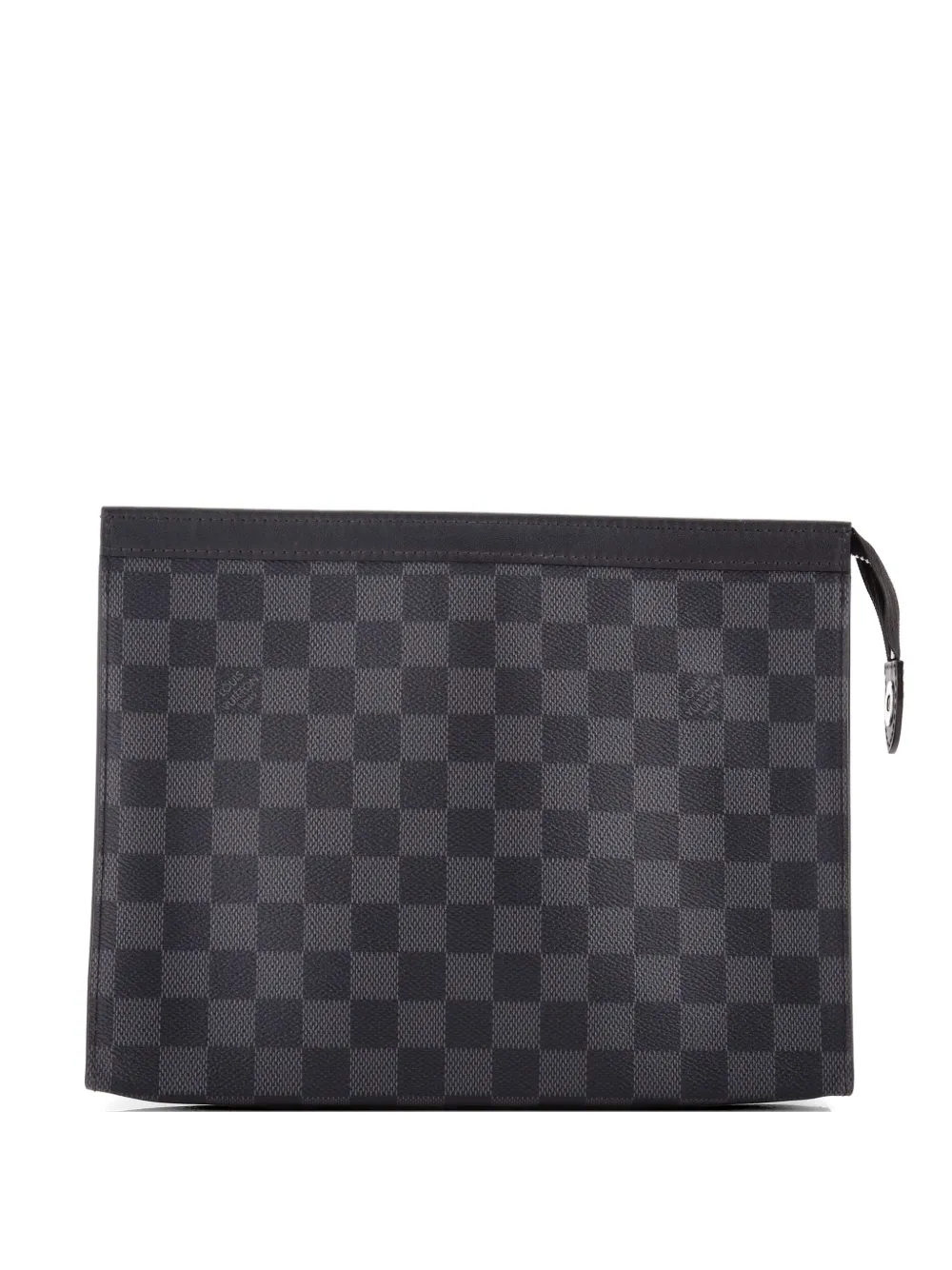 Louis Vuitton Pre-Owned Clutch Pochette Voyage MM in tela Damier Graphite - Nero