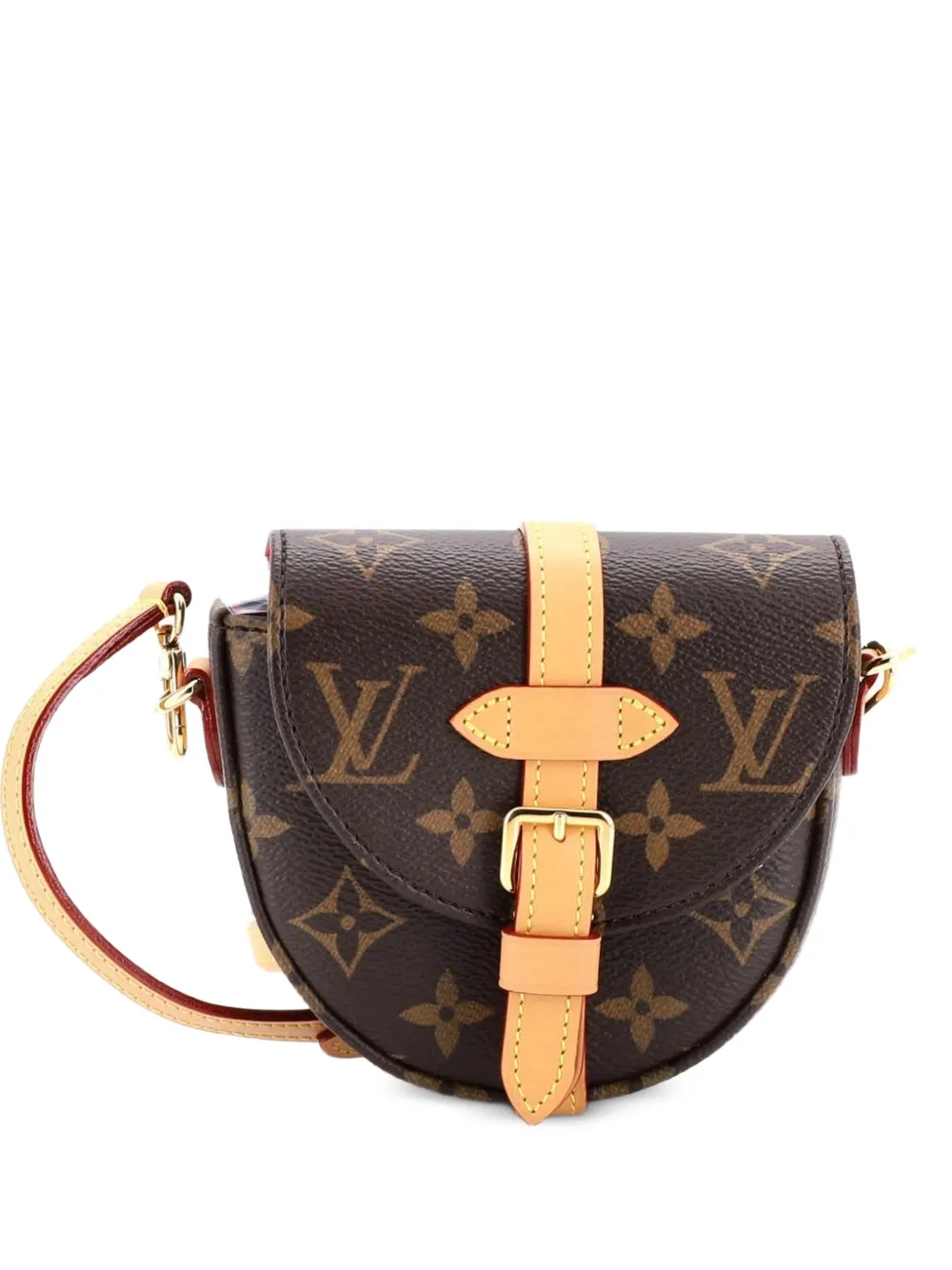 Louis Vuitton Pre-Owned Chantilly NM Handbag Monogram Canvas Micro crossbody bag - Marrone