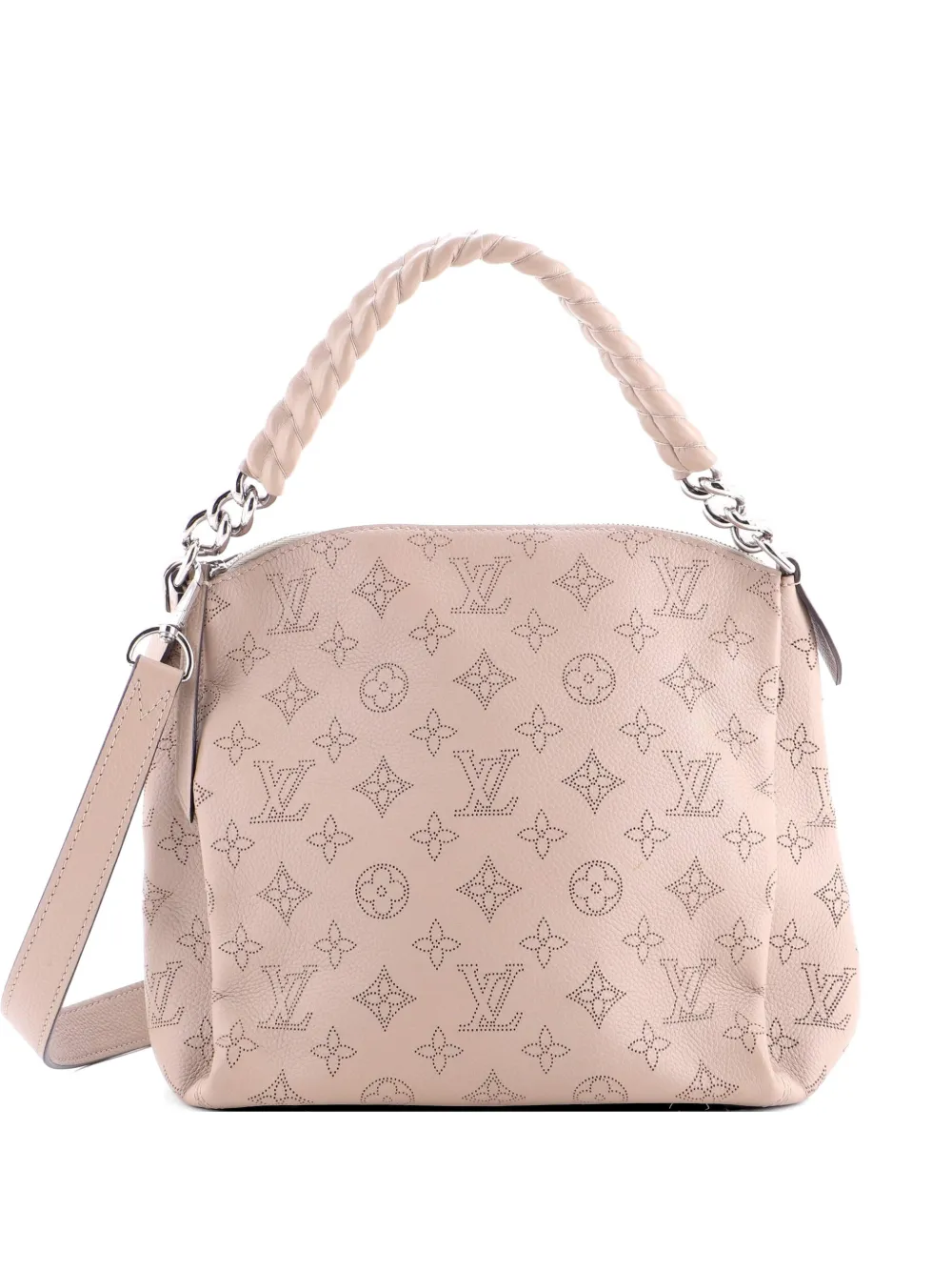 Louis Vuitton Pre-Owned Babylone Handbag Mahina Leather BB hobo bag - Toni neutri