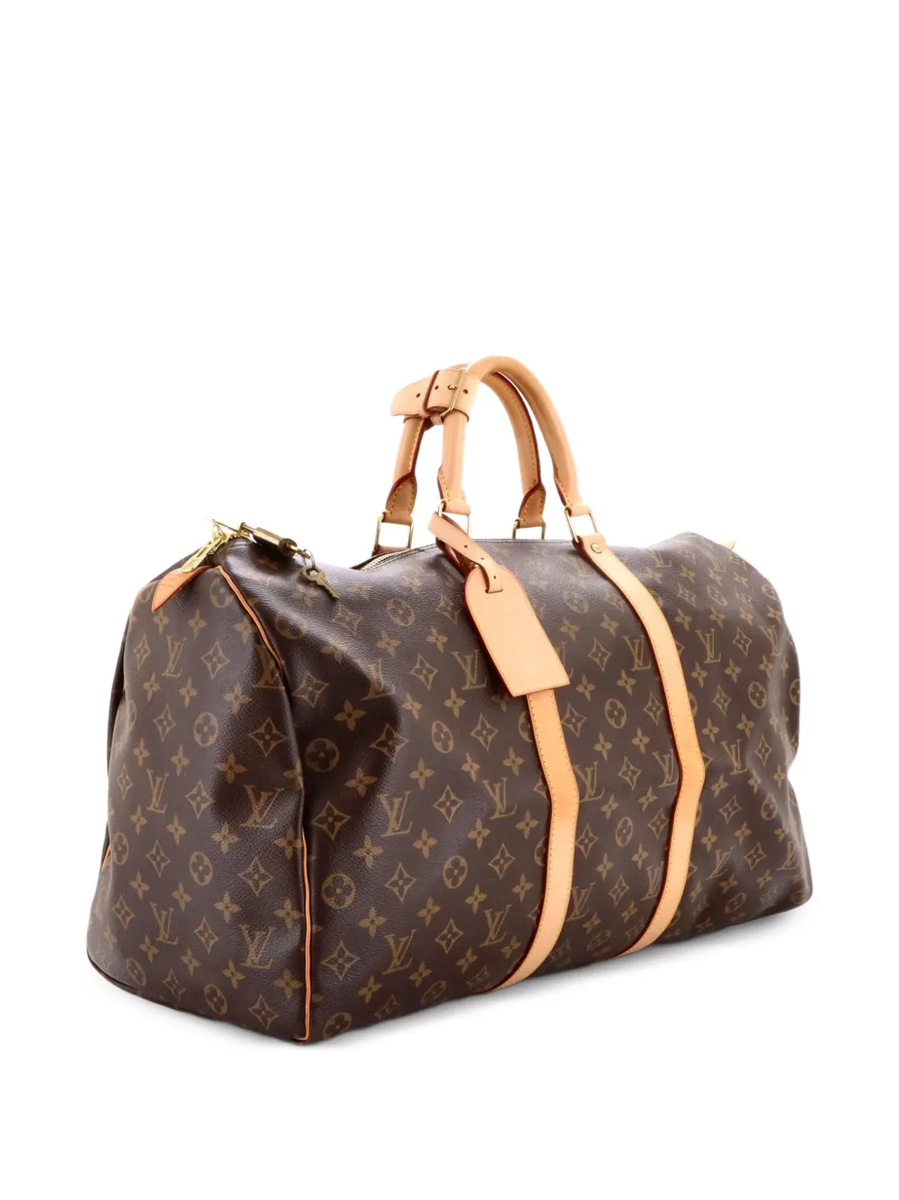 Louis Vuitton Pre-Owned Keepall Bag Monogram Canvas 50 travel bag - Marrone