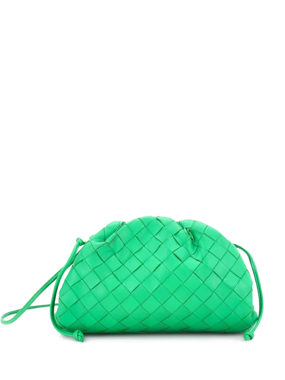 Bottega Veneta Pre-Owned The Pouch Intrecciato Nappa Mini crossbody bag - Verde