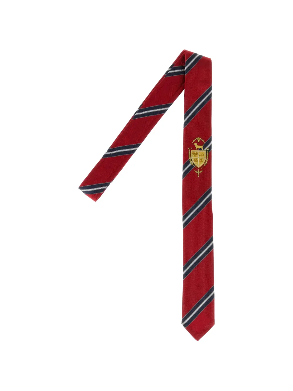 Thom Browne striped classic tie - Rosso
