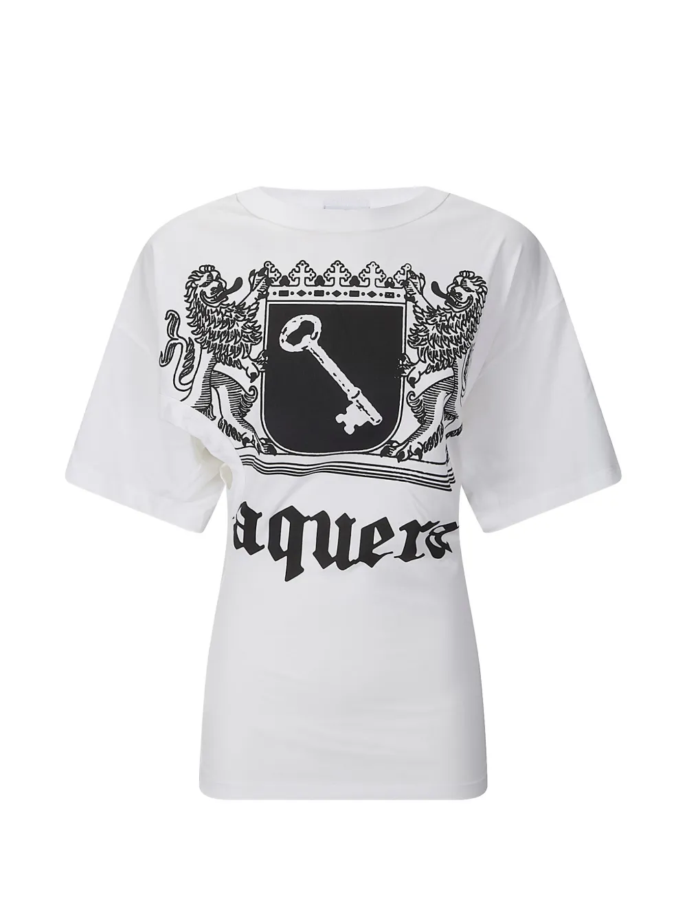 Vaquera twisted-effect T-shirt - Bianco