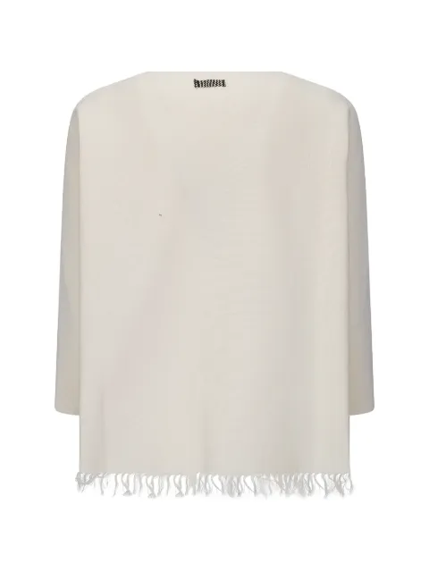 Archivio B Frage fringed top