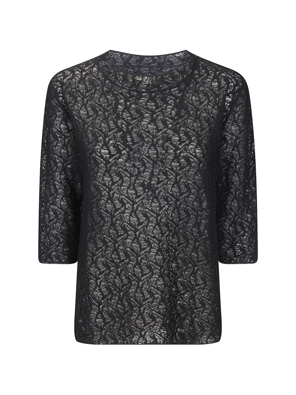 Archivio B lace top - Nero