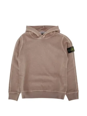 Stone Island Junior コンパスバッジ パーカー | ピンク | FARFETCH JP