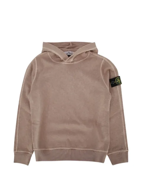 Stone Island Junior hoodie texturizada