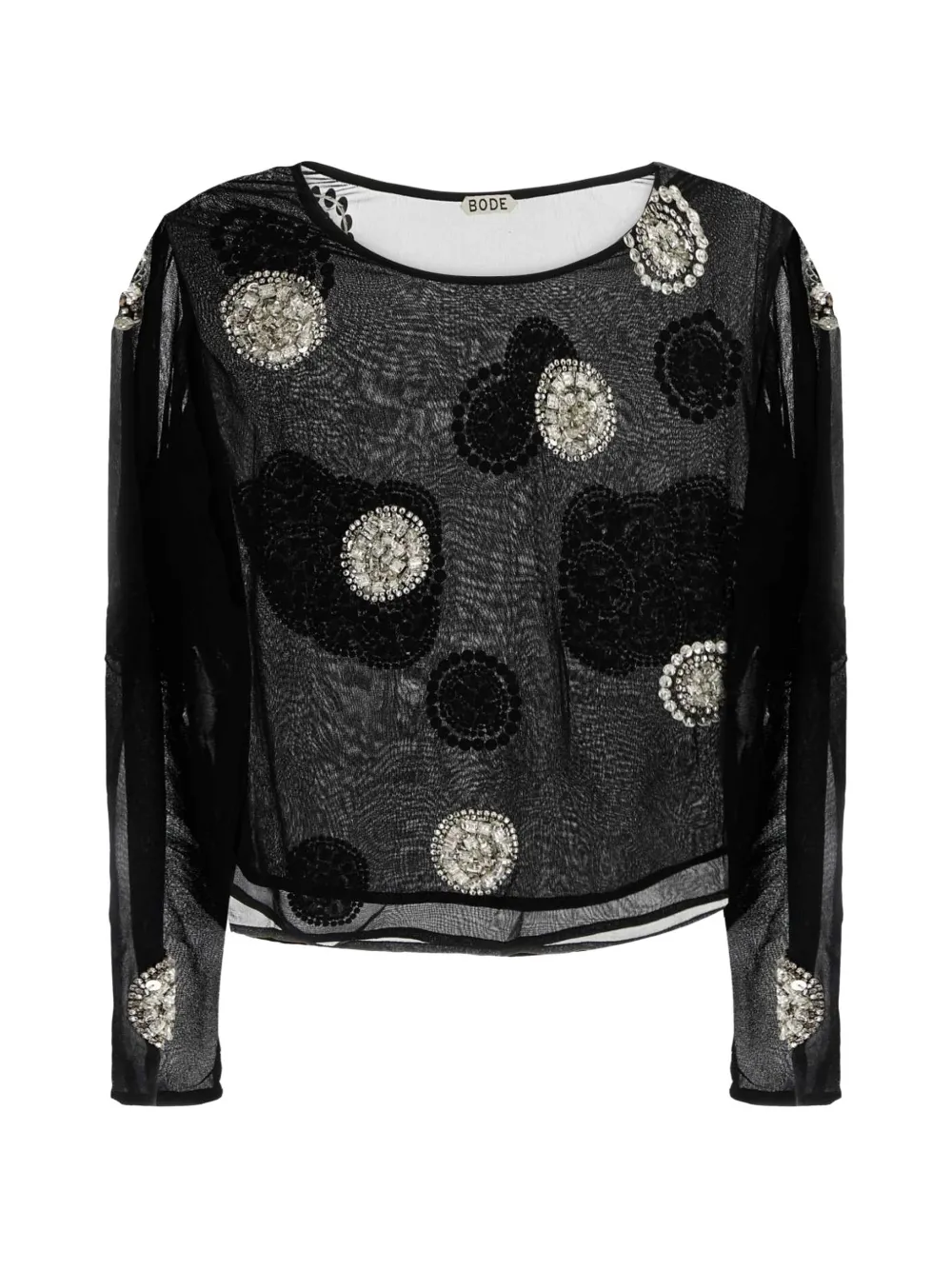 BODE embellished blouse - Nero