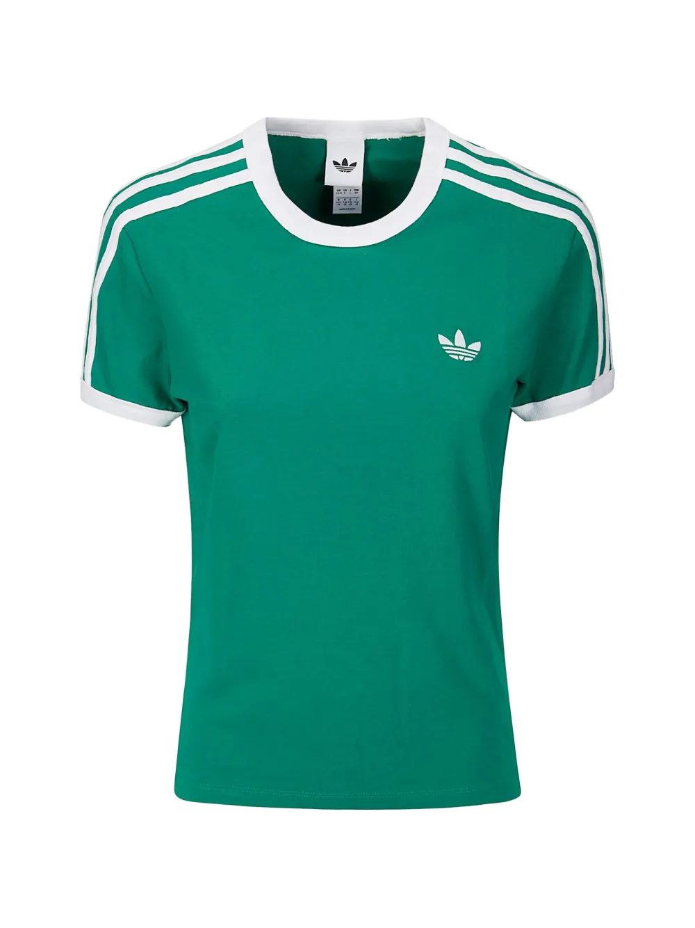 adidas slim logo T-shirt - Verde