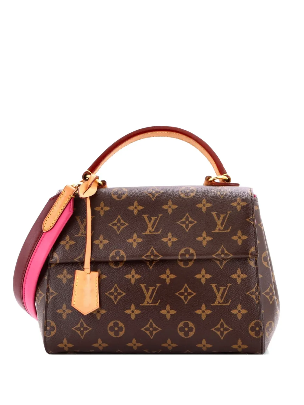 Louis Vuitton Pre-Owned Cluny Top Handle Bag Monogram Canvas BB satchel - Marrone