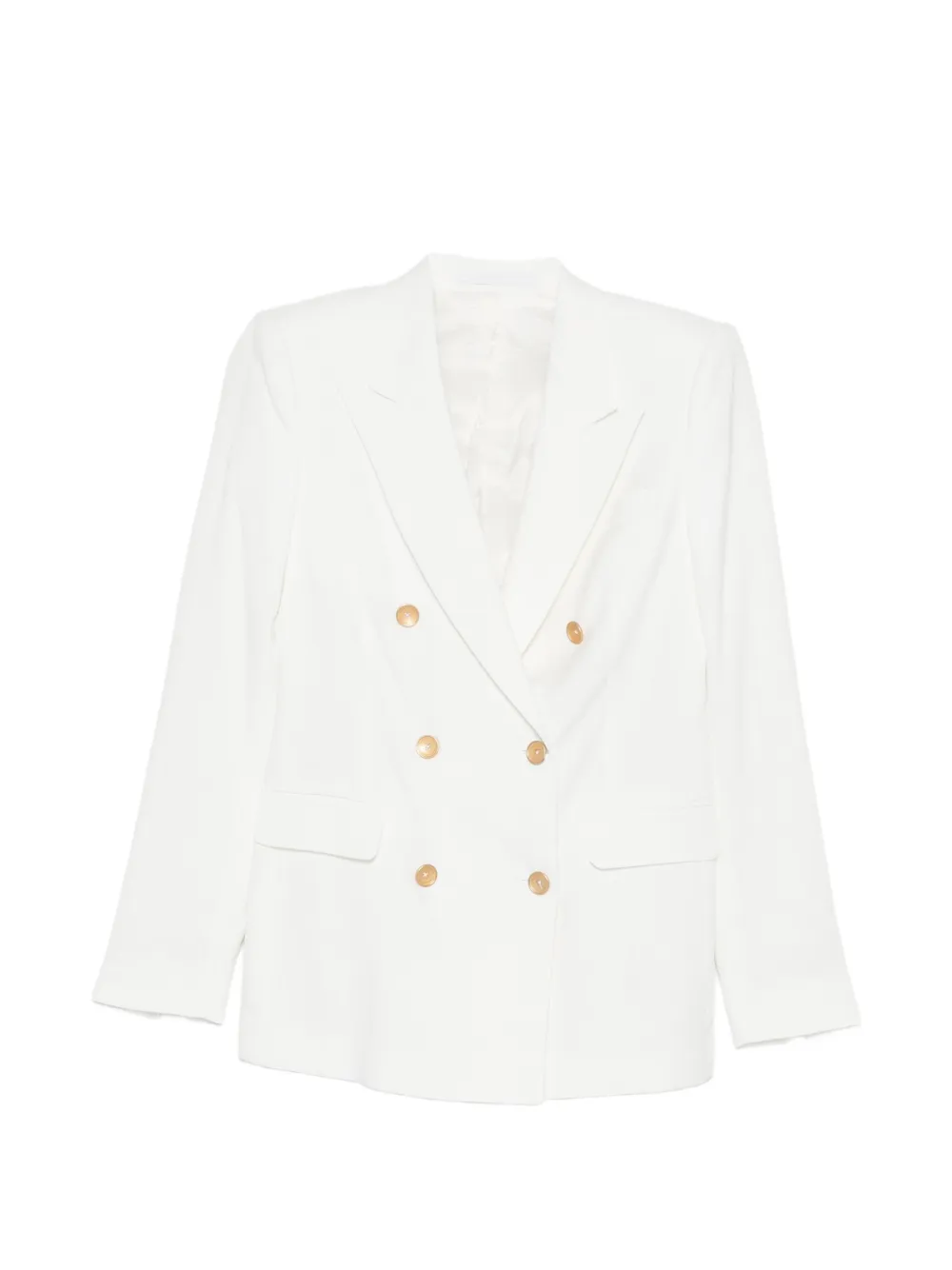 Tagliatore double-breasted V-neck blazer - Bianco