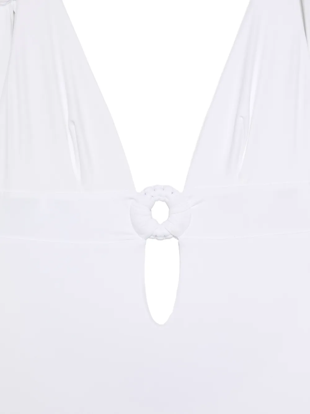  Fisico Ring-detail Swimsuit - White 